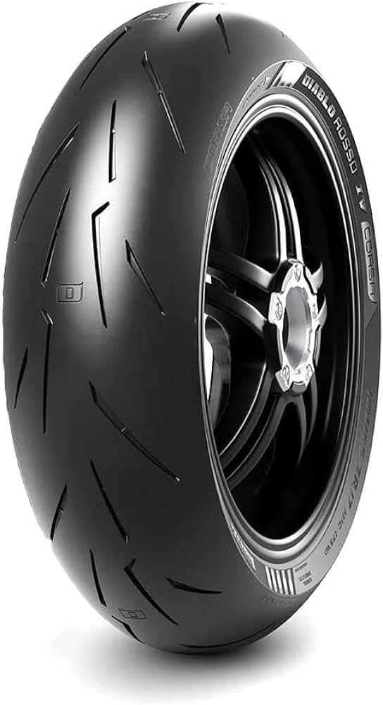 Pneu arrière Pirelli Diablo Rosso IV Corsa 150/60ZR17 66W TL - vue 2
