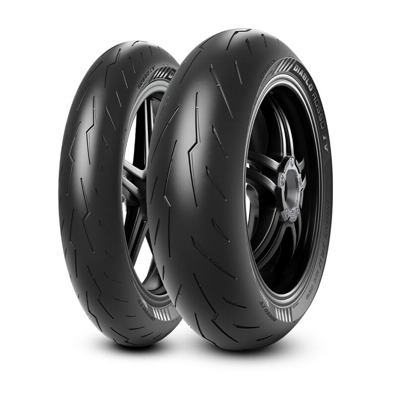 Pneu arrière Pirelli Diablo Rosso IV 150/60 ZR17 66W TL - vue 2