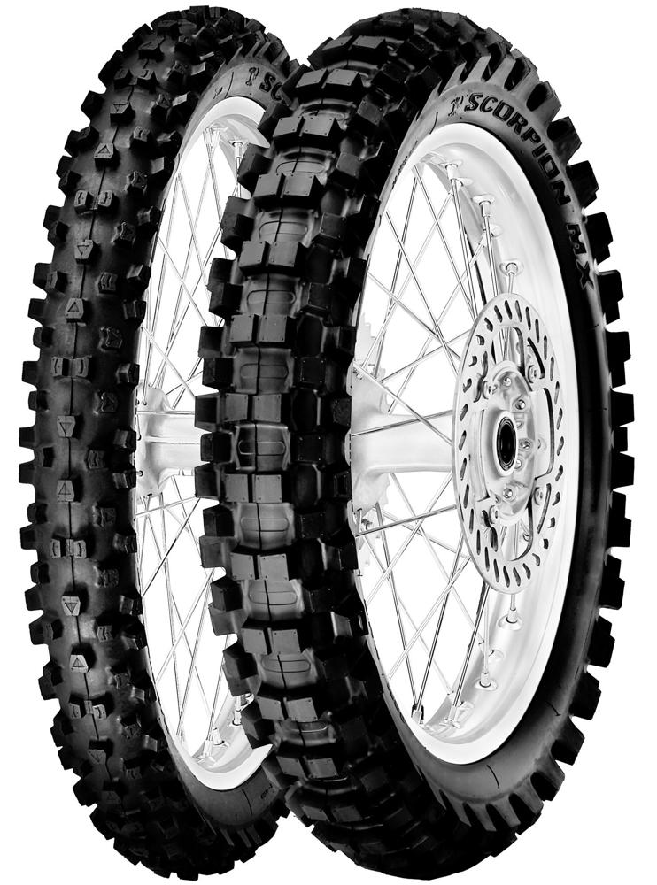 Pneu arrière Pirelli Scorpion MX Extra X 120/90-19 66M TT - vue 2