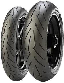 Pneu arrière Pirelli Diablo Rosso III M 180/55ZR17 (73W) TL - vue 2
