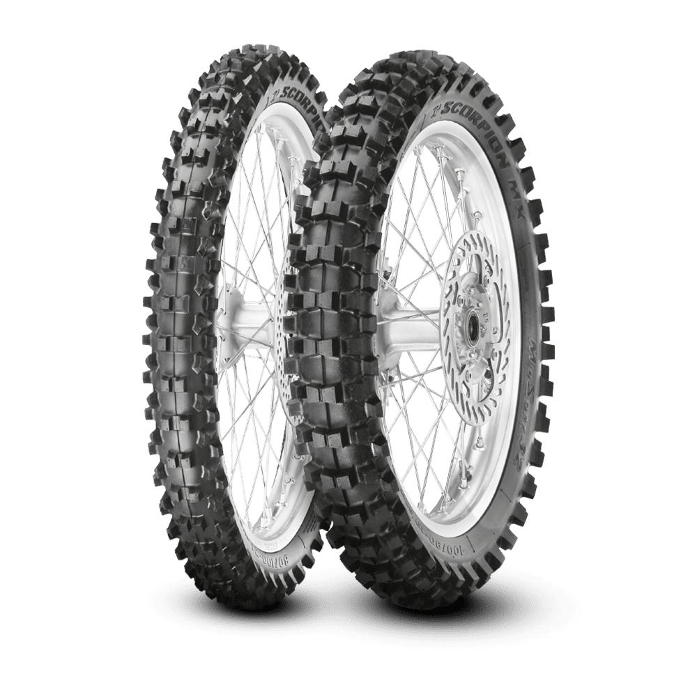 Pirelli Scorpion MX32 MST 80/100-21 51M TT Pneu avant - vue 3