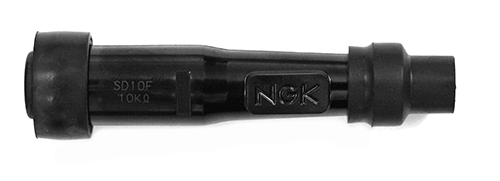 Cosse de bougie anti-parasite SD10F noir NGK - vue 2